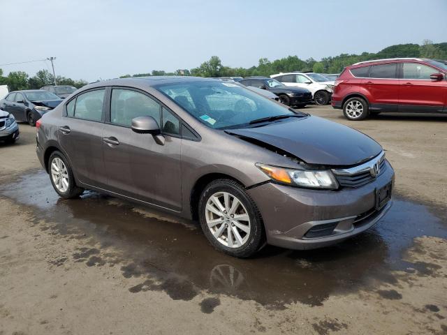 2HGFB2F93CH507336 - 2012 HONDA CIVIC EXL GRAY photo 4