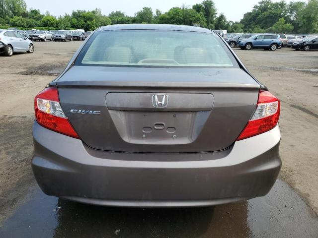 2HGFB2F93CH507336 - 2012 HONDA CIVIC EXL GRAY photo 6