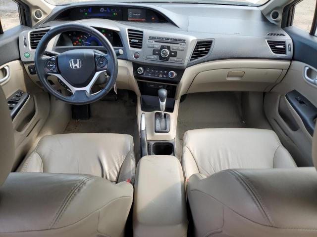 2HGFB2F93CH507336 - 2012 HONDA CIVIC EXL GRAY photo 8