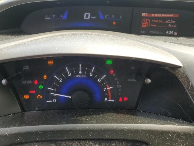 2HGFB2F93CH507336 - 2012 HONDA CIVIC EXL GRAY photo 9