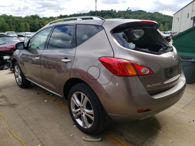 JN8AZ18W19W158404 - 2009 NISSAN MURANO S GRAY photo 3