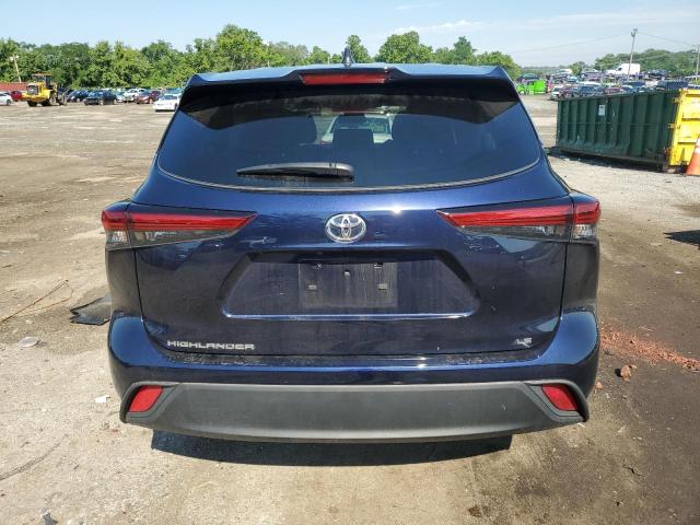 5TDKDRAHXPS002142 - 2023 TOYOTA HIGHLANDER L BLUE photo 6