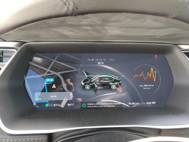 5YJSA1H16EFP54084 - 2014 TESLA MODEL S მწვანე ფოტო 9