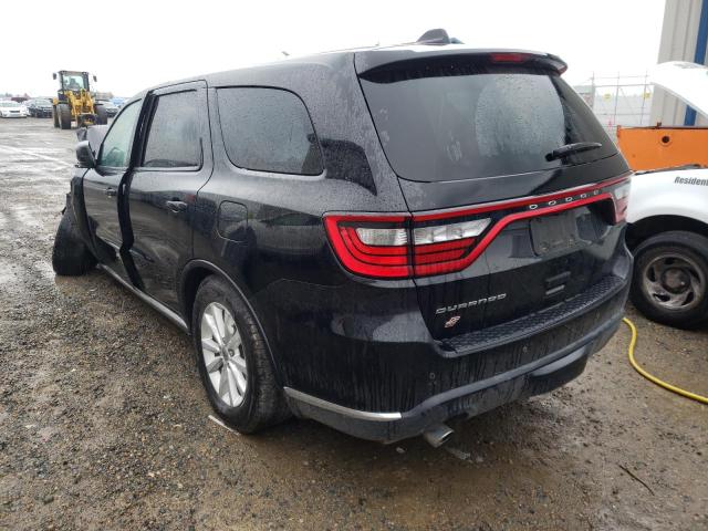 1C4SDJFT3KC645411 - 2019 DODGE DURANGO SSV BLACK photo 3