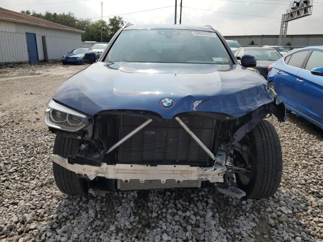 5UXTY5C07L9D67638 - 2020 BMW X3 XDRIVE30I BLUE photo 5