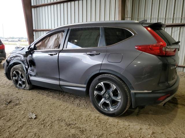 2HKRW1H9XHH514015 - 2017 HONDA CR-V TOURING GRAY photo 2