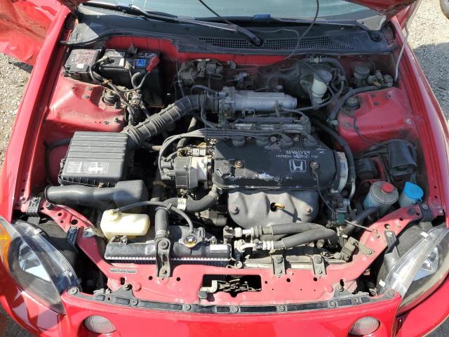 JHMEG1149PS005039 - 1993 HONDA CIVIC DEL SOL S RED photo 11