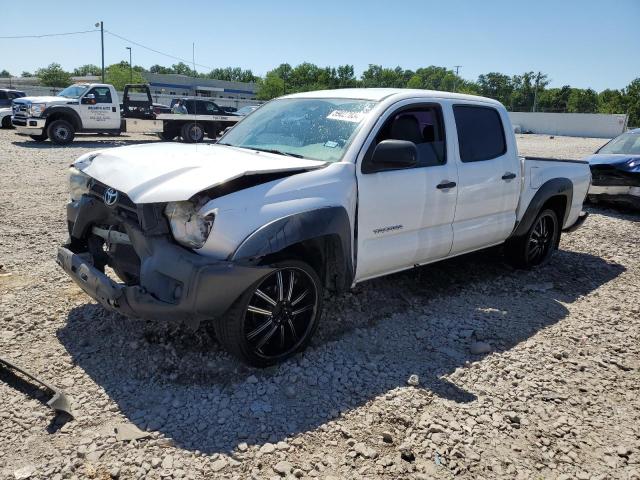 5TFJX4CN6CX016987 - 2012 TOYOTA TACOMA DOUBLE CAB WHITE photo 1