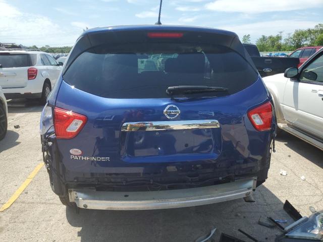 5N1DR2MN9JC650384 - 2018 NISSAN PATHFINDER S Синій фото 6