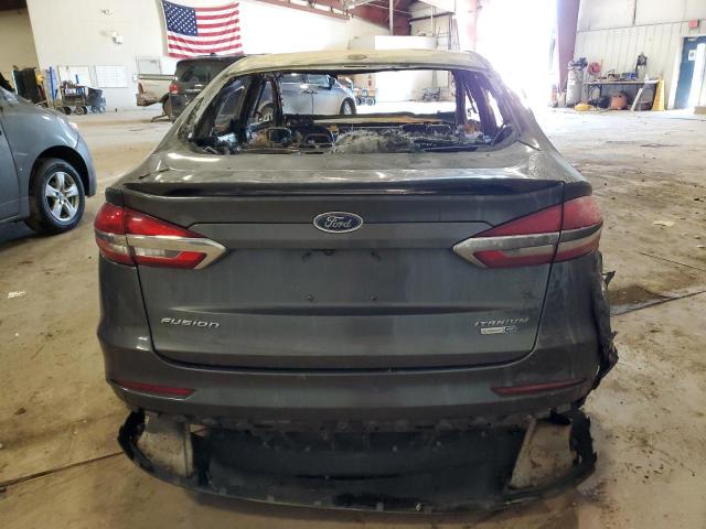 3FA6P0D96LR205458 - 2020 FORD FUSION TITANIUM GRAY photo 6