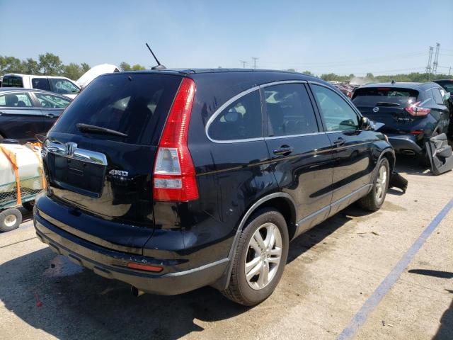 JHLRE4H7XAC006442 - 2010 HONDA CR-V EXL BLACK photo 3