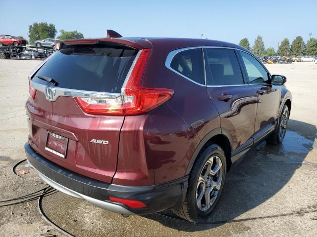 5J6RW2H81KL009054 - 2019 HONDA CR-V EXL MAROON photo 3