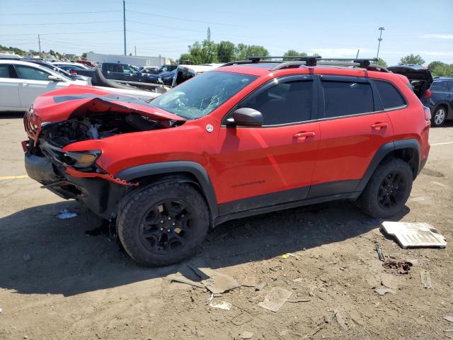 1C4PJMBX8KD190252 - 2019 JEEP CHEROKEE TRAILHAWK RED photo 1