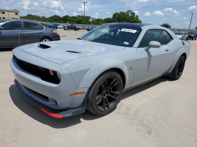 2C3CDZFJ6MH586697 - 2021 DODGE CHALLENGER R/T SCAT PACK GRAY photo 1
