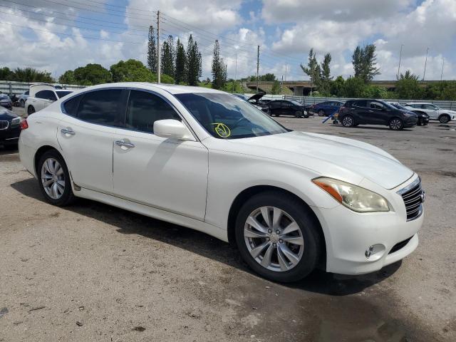 JN1BY1AP4BM321007 - 2011 INFINITI M37 WHITE photo 4