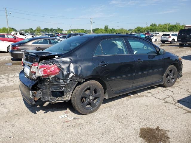 2T1BU4EE9CC888721 - 2012 TOYOTA COROLLA BASE BLACK photo 3