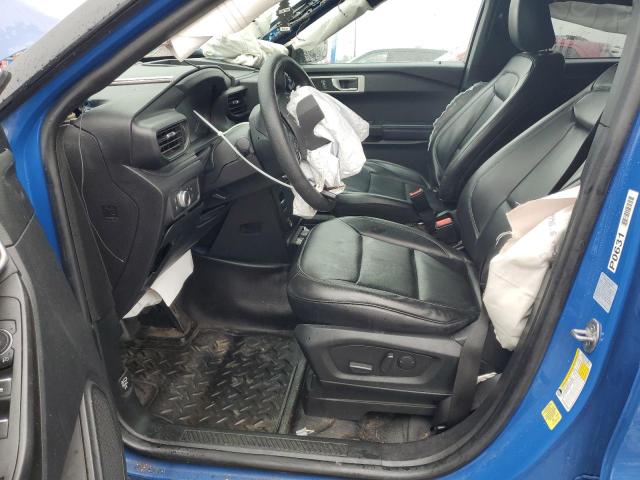 1FM5K8AW6MNA19111 - 2021 FORD EXPLORER POLICE INTERCEPTOR BLUE photo 7