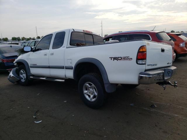 5TBBT44182S260455 - 2002 TOYOTA TUNDRA ACCESS CAB WHITE photo 2