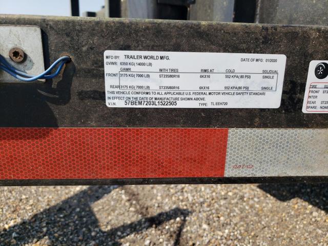57BEM7203L1522505 - 2020 UTILITY TRAILER Qara foto 10