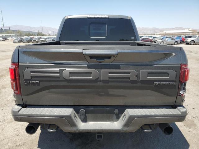 1FTFW1RG1LFA58036 - 2020 FORD F150 RAPTOR GRAY photo 6