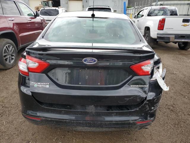 3FA6P0SU0ER229622 - 2014 FORD FUSION TITANIUM PHEV BLACK photo 6