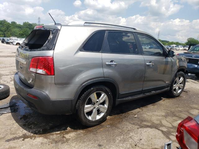 5XYKUCA67DG317954 - 2013 KIA SORENTO EX GRAY photo 3