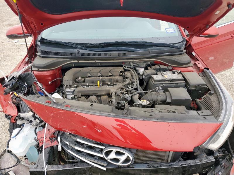 3KPC24A62NE160543 - 2022 HYUNDAI ACCENT SE RED photo 11