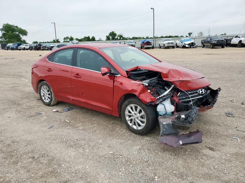 3KPC24A62NE160543 - 2022 HYUNDAI ACCENT SE RED photo 4