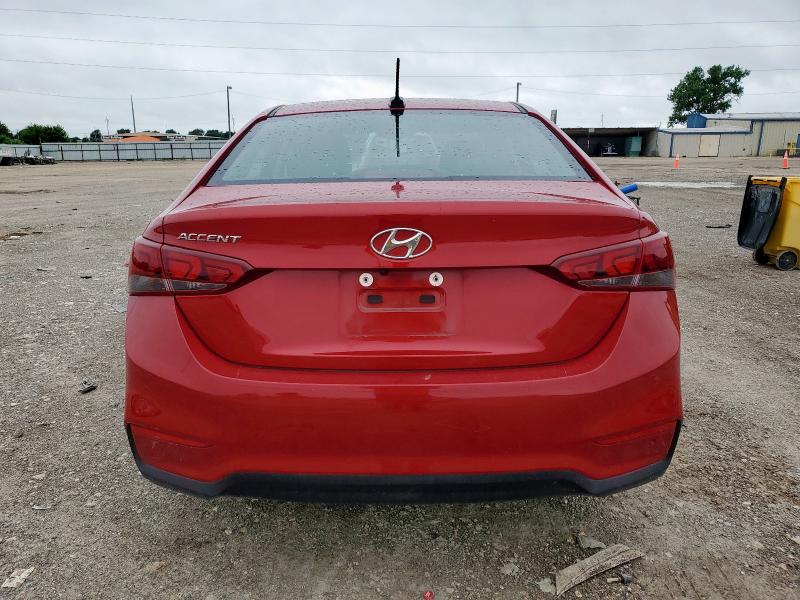 3KPC24A62NE160543 - 2022 HYUNDAI ACCENT SE RED photo 6
