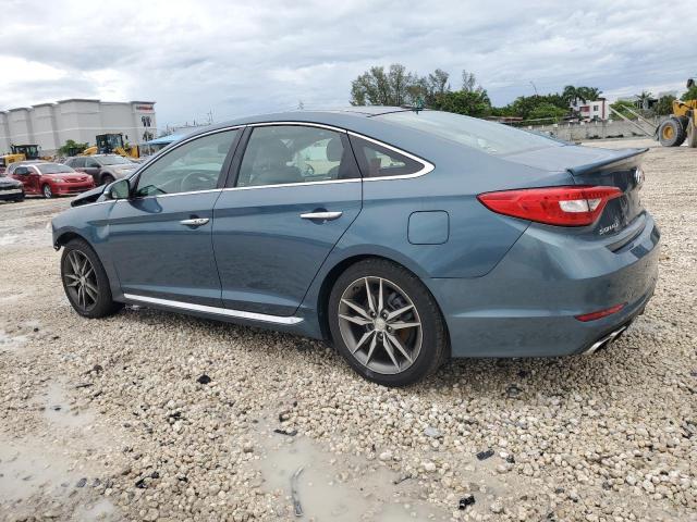 5NPE34AB2FH044100 - 2015 HYUNDAI SONATA SPORT TURQUOISE photo 2