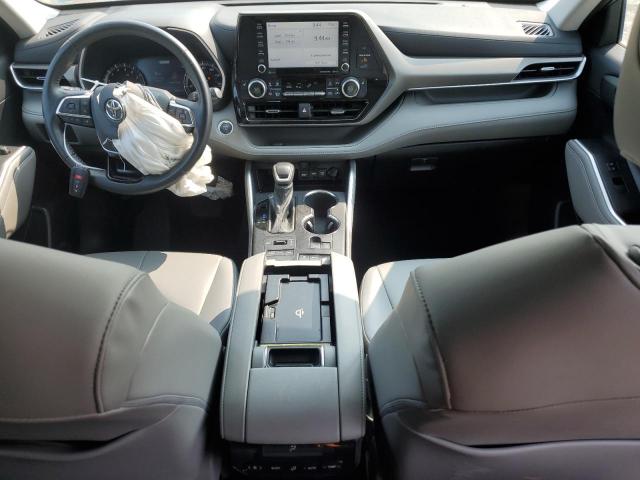 5TDGZRBH4MS552129 - 2021 TOYOTA HIGHLANDER XLE SILVER photo 8