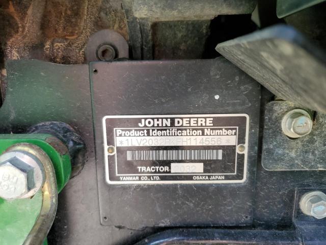 1LV2032RKFH114556 - 2015 JOHN DEER 4000 GREEN photo 10