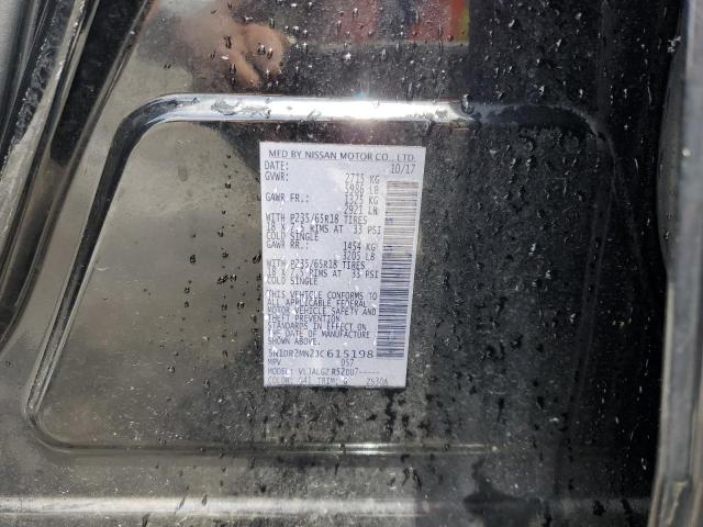 5N1DR2MN2JC615198 - 2018 NISSAN PATHFINDER S BLACK photo 12