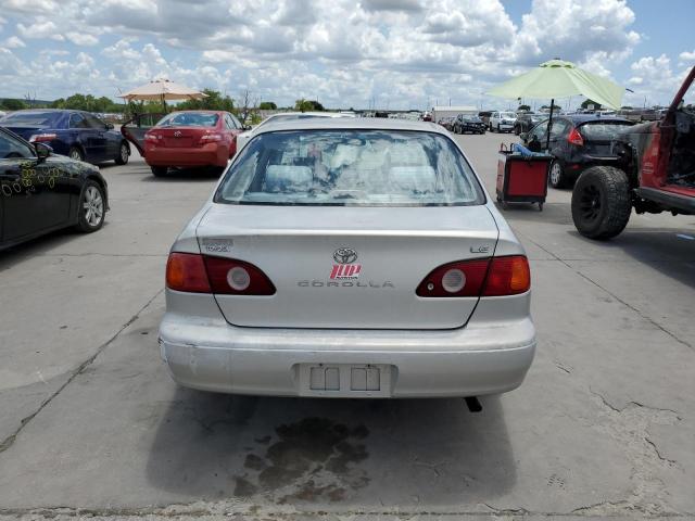 2T1BR12E51C396348 - 2001 TOYOTA COROLLA CE SILVER photo 6