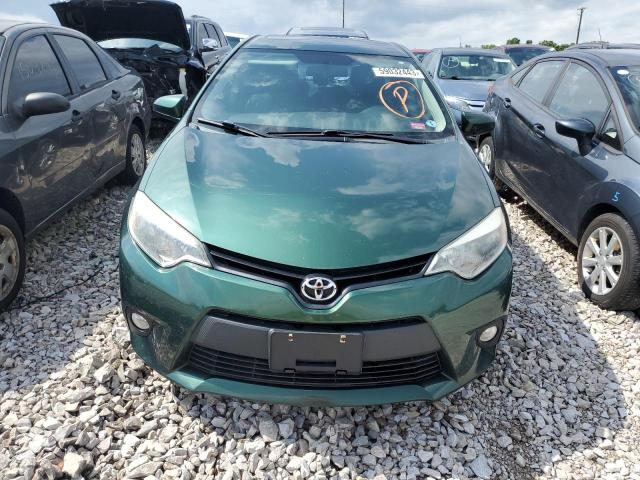 2T1BURHE3EC025053 - 2014 TOYOTA COROLLA L GREEN photo 5