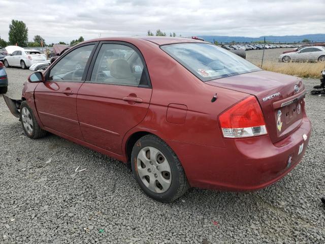 KNAFE221995627175 - 2009 KIA SPECTRA EX RED photo 2