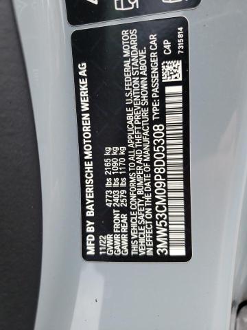 3MW53CM09P8D05308 - 2023 BMW M240XI GRAY photo 12