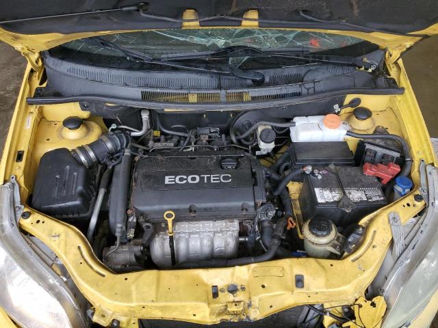 KL1TD6DEXAB051691 - 2010 CHEVROLET AVEO LS 黄色 照片 11