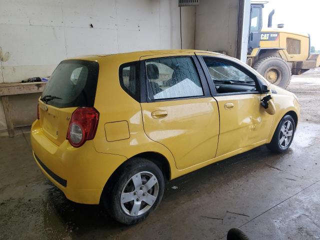KL1TD6DEXAB051691 - 2010 CHEVROLET AVEO LS 黄色 照片 3