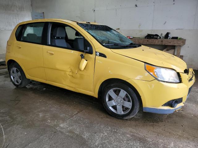 KL1TD6DEXAB051691 - 2010 CHEVROLET AVEO LS 黄色 照片 4