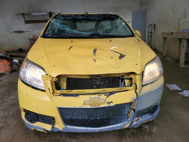 KL1TD6DEXAB051691 - 2010 CHEVROLET AVEO LS 黄色 照片 5