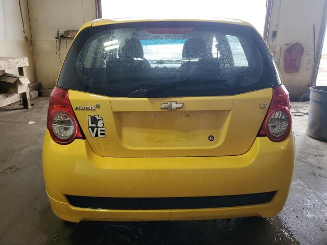 KL1TD6DEXAB051691 - 2010 CHEVROLET AVEO LS 黄色 照片 6