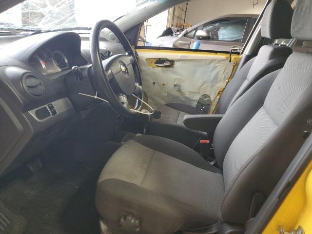 KL1TD6DEXAB051691 - 2010 CHEVROLET AVEO LS 黄色 照片 7