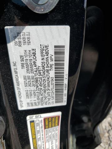 5J8TC2H70LL001543 - 2020 ACURA RDX ADVANCE BLACK photo 12