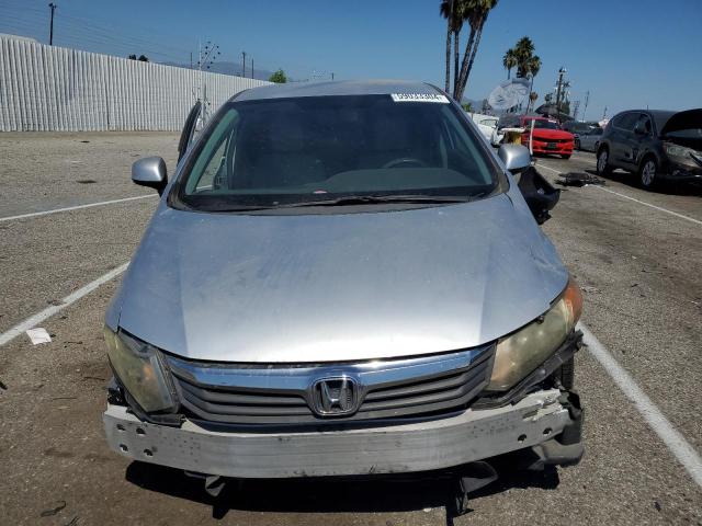 2HGFB2F51CH600837 - 2012 HONDA CIVIC LX SILVER photo 5