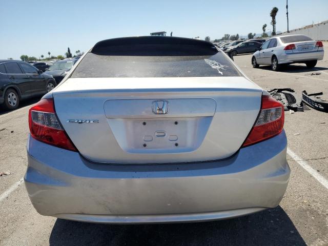 2HGFB2F51CH600837 - 2012 HONDA CIVIC LX SILVER photo 6