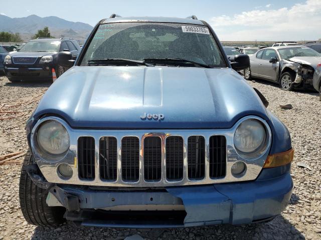 1J4GL58K45W589321 - 2005 JEEP LIBERTY LIMITED BLUE photo 5