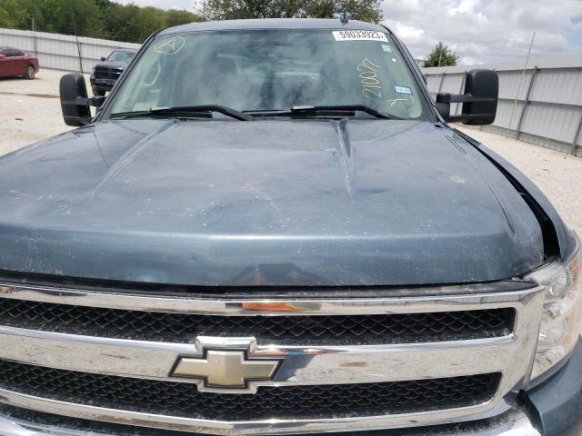 2GCEK13Y471540151 - 2007 CHEVROLET SILVERADO K1500 CREW CAB BLUE photo 11