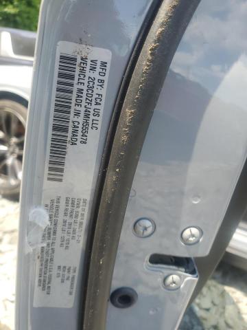 2C3CDZFJ4MH555478 - 2021 DODGE CHALLENGER R/T SCAT PACK GRAY photo 12