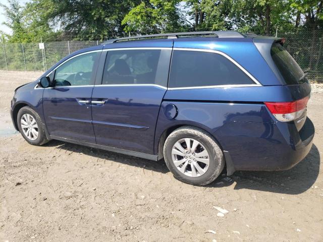 5FNRL5H60GB016635 - 2016 HONDA ODYSSEY EXL BLUE photo 2